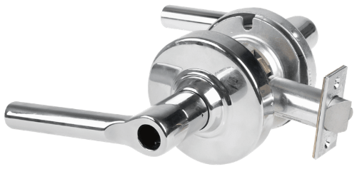 Picture of Schlage ALX50L BRW Grade 2 Office Cylindrical Lock with Field Selectable Vandlgard, Broadway Lever, Conventional Less Cylinder