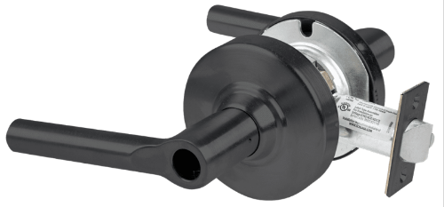 Picture of Schlage ALX53L BRW Grade 2 Entrance Cylindrical Lock with Field Selectable Vandlgard, Broadway Lever, Conventional Less Cylinder