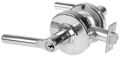 Picture of Schlage ALX70P BRW Grade 2 Classroom Cylindrical Lock with Field Selectable Vandlgard, Broadway Lever, Conventional Cylinder, - Keyed 5