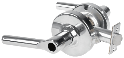 Picture of Schlage ALX80L BRW Grade 2 Storeroom Cylindrical Lock with Field Selectable Vandlgard, Broadway Lever, Conventional Less Cylinder