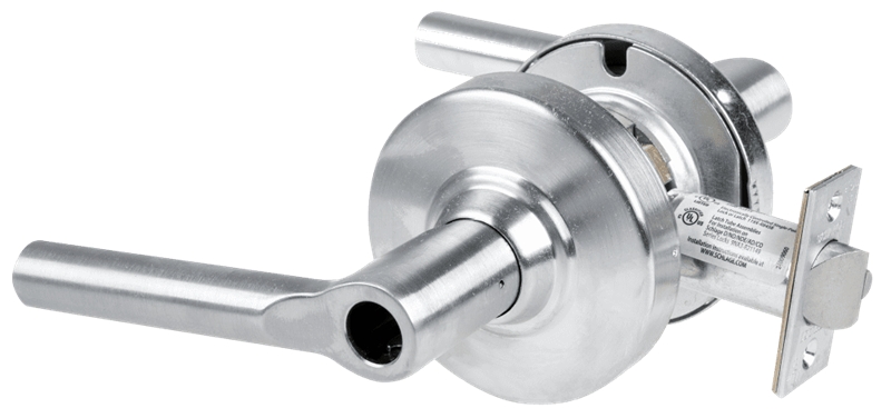 Picture of Schlage ALX80L BRW Grade 2 Storeroom Cylindrical Lock with Field Selectable Vandlgard, Broadway Lever, Conventional Less Cylinder
