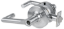Picture of Schlage ALX70L BRK Grade 2 Classroom Cylindrical Lock with Field Selectable Vandlgard, Boardwalk Lever, Conventional Less Cylinder