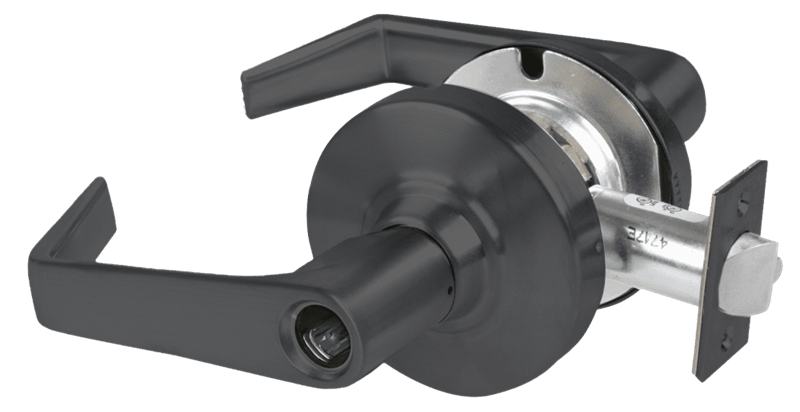 Picture of Schlage ALX70L SAT Grade 2 Classroom Cylindrical Lock with Field Selectable Vandlgard, Saturn Lever, Conventional Less Cylinder