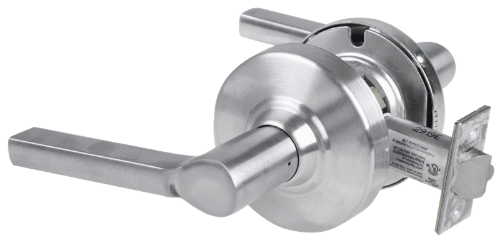Picture of Schlage ALX10 LAT Grade 2 Passage Cylindrical Lock with Field Selectable Vandlgard, Latitude Lever