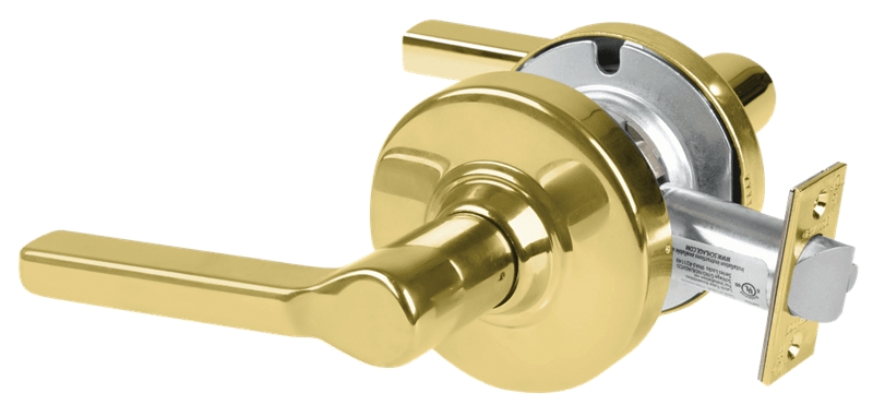 Picture of Schlage ALX10 LAT Grade 2 Passage Cylindrical Lock with Field Selectable Vandlgard, Latitude Lever