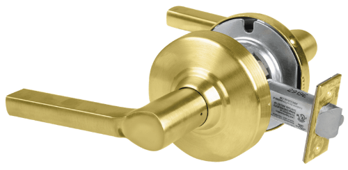 Picture of Schlage ALX10 LAT Grade 2 Passage Cylindrical Lock with Field Selectable Vandlgard, Latitude Lever