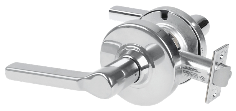 Picture of Schlage ALX10 LAT Grade 2 Passage Cylindrical Lock with Field Selectable Vandlgard, Latitude Lever