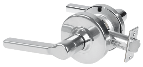 Picture of Schlage ALX10 LAT Grade 2 Passage Cylindrical Lock with Field Selectable Vandlgard, Latitude Lever