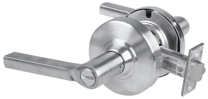 Picture of Schlage ALX40 LAT Grade 2 Privacy Cylindrical Lock with Field Selectable Vandlgard, Latitude Lever