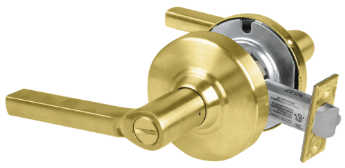 Picture of Schlage ALX40 LAT Grade 2 Privacy Cylindrical Lock with Field Selectable Vandlgard, Latitude Lever