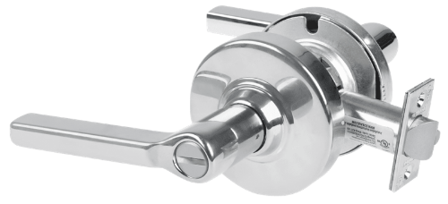 Picture of Schlage ALX40 LAT Grade 2 Privacy Cylindrical Lock with Field Selectable Vandlgard, Latitude Lever