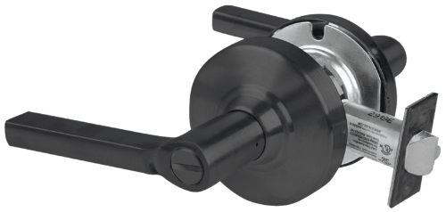 Picture of Schlage ALX40 LAT Grade 2 Privacy Cylindrical Lock with Field Selectable Vandlgard, Latitude Lever