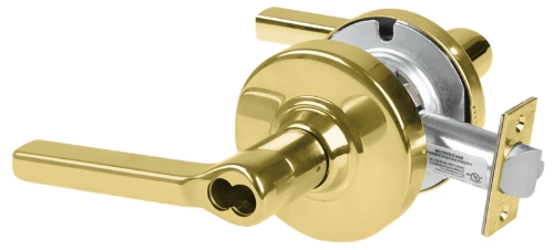Picture of Schlage ALX50B LAT Grade 2 Office Cylindrical Lock with Field Selectable Vandlgard, Latitude Lever, SFIC Less Core