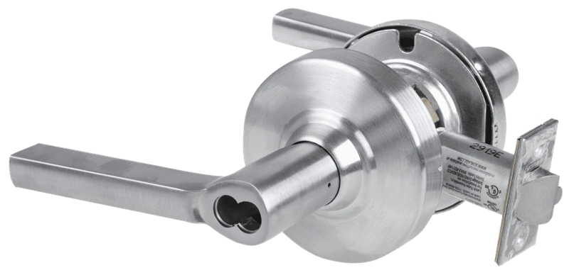 Picture of Schlage ALX50J LAT Grade 2 Office Cylindrical Lock with Field Selectable Vandlgard, Latitude Lever, FSIC Less Core