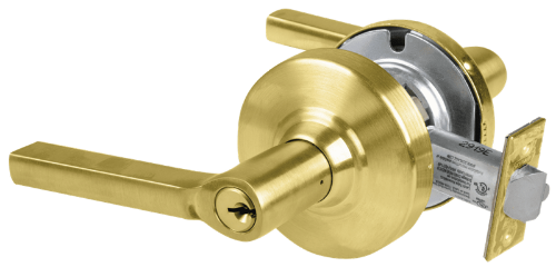 Picture of Schlage ALX50P LAT Grade 2 Office Cylindrical Lock with Field Selectable Vandlgard, Latitude Lever, Conventional Cylinder, Keyed 5