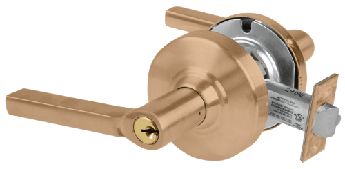 Picture of Schlage ALX50P LAT Grade 2 Office Cylindrical Lock with Field Selectable Vandlgard, Latitude Lever, Conventional Cylinder, Keyed 5