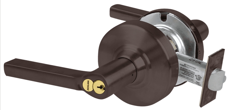 Picture of Schlage ALX50R LAT Grade 2 Office Cylindrical Lock with Field Selectable Vandlgard, Latitude Lever, FSIC Core