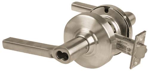 Picture of Schlage ALX53J LAT Grade 2 Entrance Cylindrical Lock with Field Selectable Vandlgard, Latitude Lever, FSIC Less Core