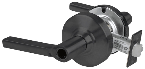 Picture of Schlage ALX53L LAT Grade 2 Entrance Cylindrical Lock with Field Selectable Vandlgard, Latitude Lever, Conventional Less Cylinder