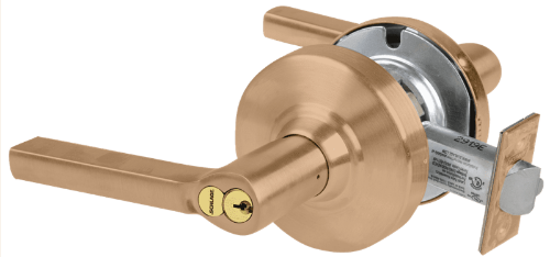 Picture of Schlage ALX53R LAT Grade 2 Entrance Cylindrical Lock with Field Selectable Vandlgard, Latitude Lever, FSIC Core