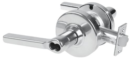 Picture of Schlage ALX70B LAT Grade 2 Classroom Cylindrical Lock with Field Selectable Vandlgard, Latitude Lever, SFIC Less Core