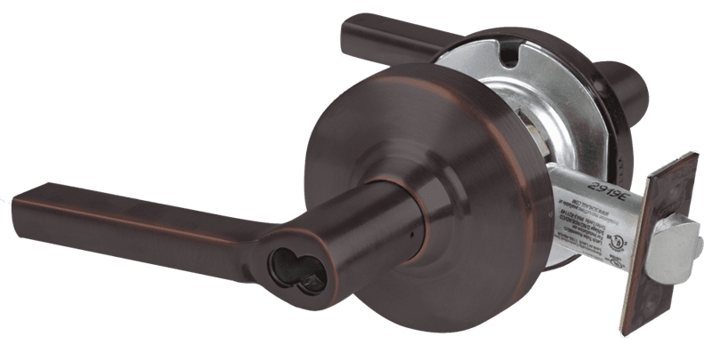 Picture of Schlage ALX80B LAT Grade 2 Storeroom Cylindrical Lock,  Latitude Lever, Non-handed, Sfic Less Core