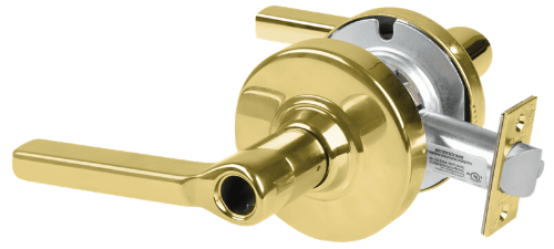 Picture of Schlage ALX80L LAT Grade 2 Storeroom Cylindrical Lock with Field Selectable Vandlgard, Latitude Lever, Conventional Less Cylinder