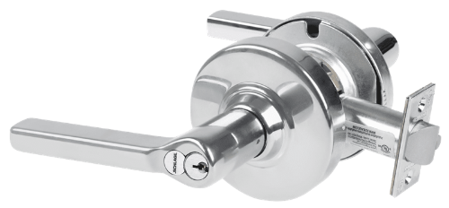 Picture of Schlage ALX80R LAT Grade 2 Storeroom Cylindrical Lock with Field Selectable Vandlgard, Latitude Lever, FSIC Core