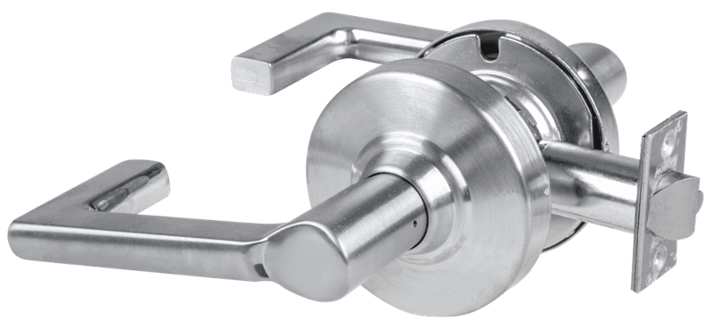 Picture of Schlage ALX10 LON Grade 2 Passage Cylindrical Lock with Field Selectable Vandlgard, Longitude Lever, Non-Keyed
