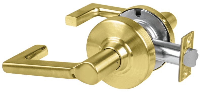 Picture of Schlage ALX10 LON Grade 2 Passage Cylindrical Lock with Field Selectable Vandlgard, Longitude Lever, Non-Keyed