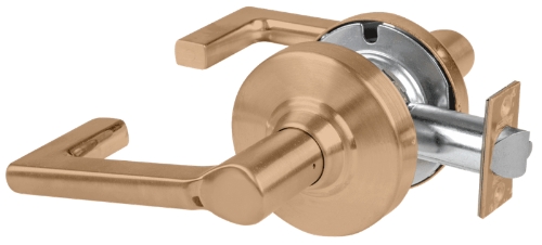 Picture of Schlage ALX10 LON Grade 2 Passage Cylindrical Lock with Field Selectable Vandlgard, Longitude Lever, Non-Keyed