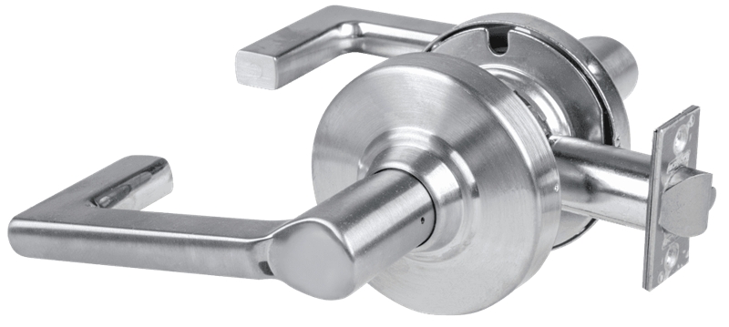 Picture of Schlage ALX10 LON Grade 2 Passage Cylindrical Lock with Field Selectable Vandlgard, Longitude Lever, Non-Keyed