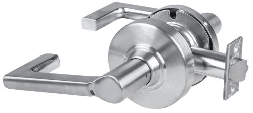 Picture of Schlage ALX10 LON Grade 2 Passage Cylindrical Lock with Field Selectable Vandlgard, Longitude Lever, Non-Keyed