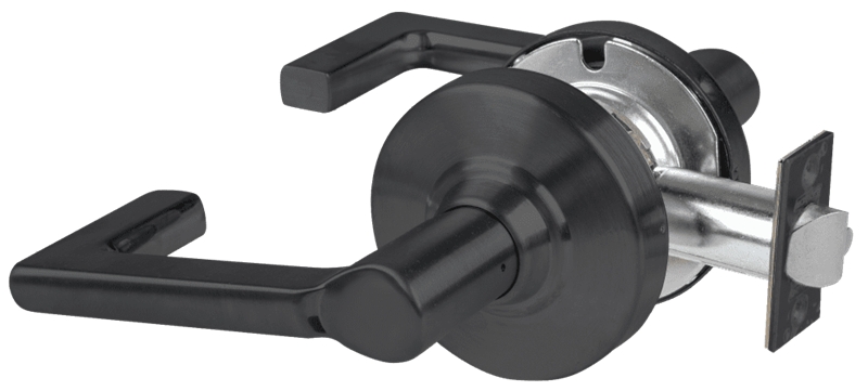 Picture of Schlage ALX10 LON Grade 2 Passage Cylindrical Lock with Field Selectable Vandlgard, Longitude Lever, Non-Keyed