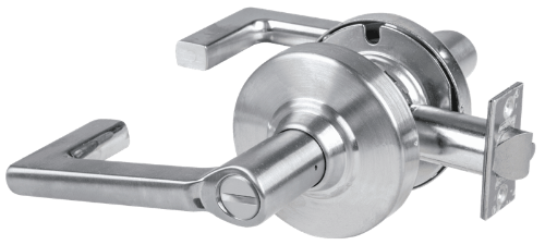 Picture of Schlage ALX40 LON Grade 2 Privacy Cylindrical Lock with Field Selectable Vandlgard, Longitude Lever, Non-Keyed