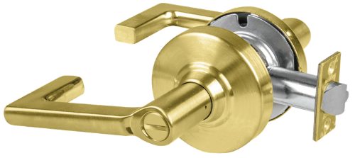 Picture of Schlage ALX40 LON Grade 2 Privacy Cylindrical Lock with Field Selectable Vandlgard, Longitude Lever, Non-Keyed