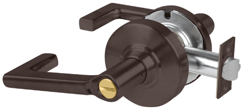 Picture of Schlage ALX40 LON Grade 2 Privacy Cylindrical Lock with Field Selectable Vandlgard, Longitude Lever, Non-Keyed