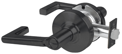 Picture of Schlage ALX40 LON Grade 2 Privacy Cylindrical Lock with Field Selectable Vandlgard, Longitude Lever, Non-Keyed