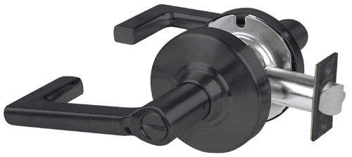 Picture of Schlage ALX40 LON Grade 2 Privacy Cylindrical Lock with Field Selectable Vandlgard, Longitude Lever, Non-Keyed