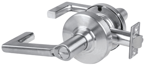 Picture of Schlage ALX40 LON Grade 2 Privacy Cylindrical Lock with Field Selectable Vandlgard, Longitude Lever, Non-Keyed