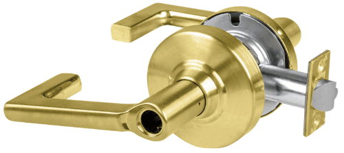 Picture of Schlage ALX50L LON Grade 2 Office Cylindrical Lock with Field Selectable Vandlgard, Longitude Lever, Conventional Less Cylinder