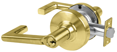 Picture of Schlage ALX50P LON Grade 2 Office Cylindrical Lock with Field Selectable Vandlgard, Longitude Lever, Conventional Cylinder, Keyed 5