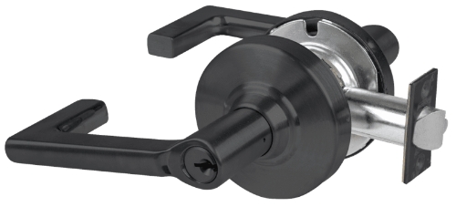 Picture of Schlage ALX50P LON Grade 2 Office Cylindrical Lock with Field Selectable Vandlgard, Longitude Lever, Conventional Cylinder, Keyed 5