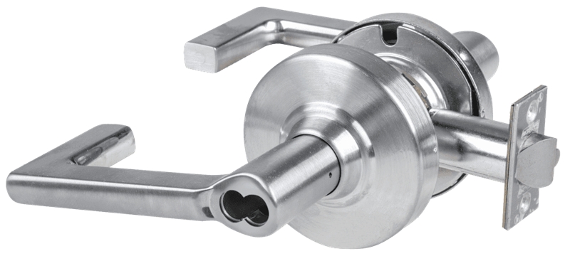Picture of Schlage ALX53B LON Grade 2 Entrance Cylindrical Lock with Field Selectable Vandlgard, Longitude Lever, SFIC Less Core