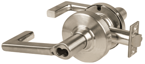 Picture of Schlage ALX53J LON Grade 2 Entrance Cylindrical Lock with Field Selectable Vandlgard, Longitude Lever, FSIC Less Core