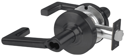 Picture of Schlage ALX53J LON Grade 2 Entrance Cylindrical Lock with Field Selectable Vandlgard, Longitude Lever, FSIC Less Core