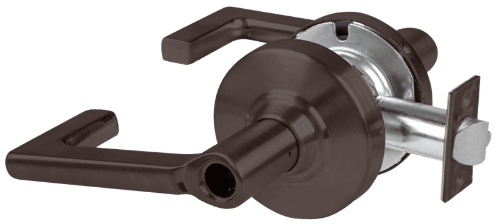 Picture of Schlage ALX53L LON Grade 2 Entrance Cylindrical Lock with Field Selectable Vandlgard, Longitude Lever, Conventional Less Cylinder