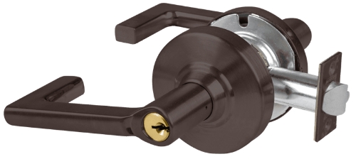 Picture of Schlage ALX53P LON Grade 2 Entrance Cylindrical Lock with Field Selectable Vandlgard, Longitude Lever, Conventional Cylinder, Keyed 5