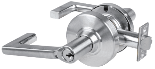Picture of Schlage ALX70P LON Grade 2 Classroom Cylindrical Lock with Field Selectable Vandlgard, Longitude Lever, Conventional Cylinder, Keyed 5