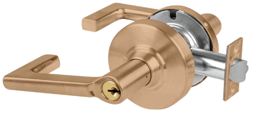 Picture of Schlage ALX70P LON Grade 2 Classroom Cylindrical Lock with Field Selectable Vandlgard, Longitude Lever, Conventional Cylinder, Keyed 5